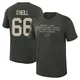 Eric O'Neill Detroit Lions ＃66 Youth Dark/Green 2025 Salute to Service Sideline Slub T-Shirt