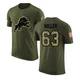 Mason Miller Detroit Lions Legend ＃63 Youth Olive Salute to Service T-Shirt