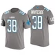 Nick Whiteside Detroit Lions Legend ＃38 Men's Gray Color Rush T-Shirt
